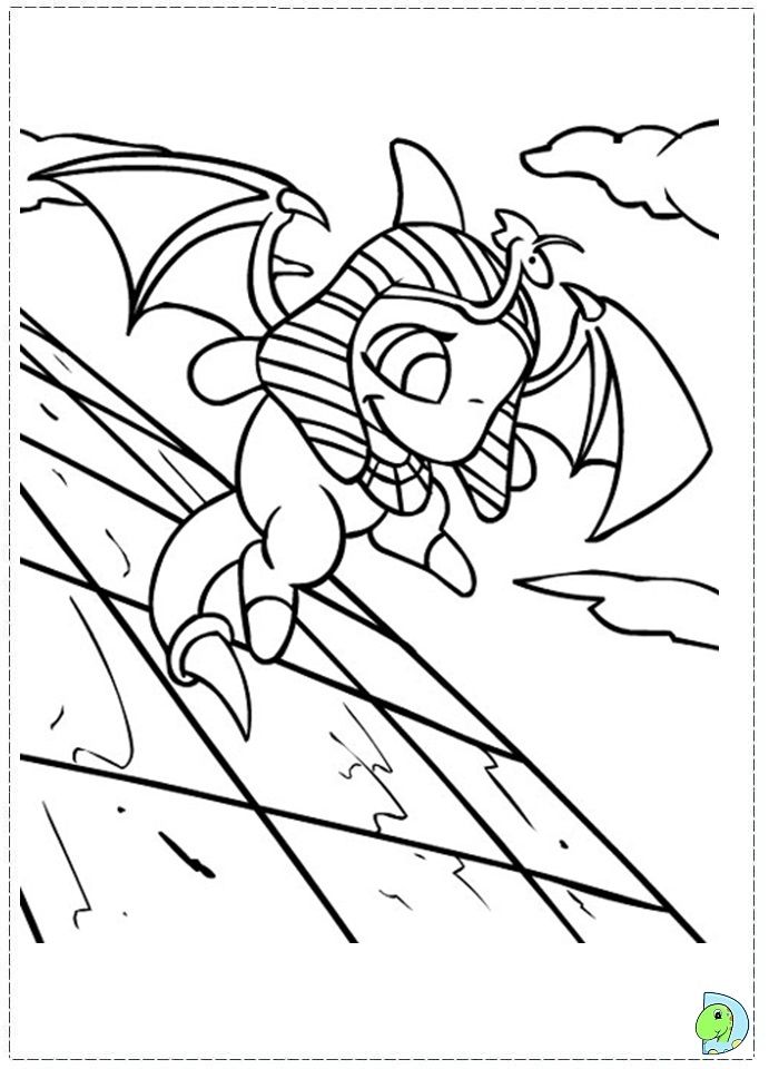 Neopets and the Lost Desert coloring page- DinoKids.org