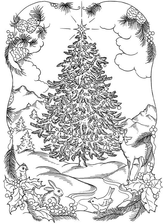 1000+ ideas about Christmas Tree Coloring Page ...