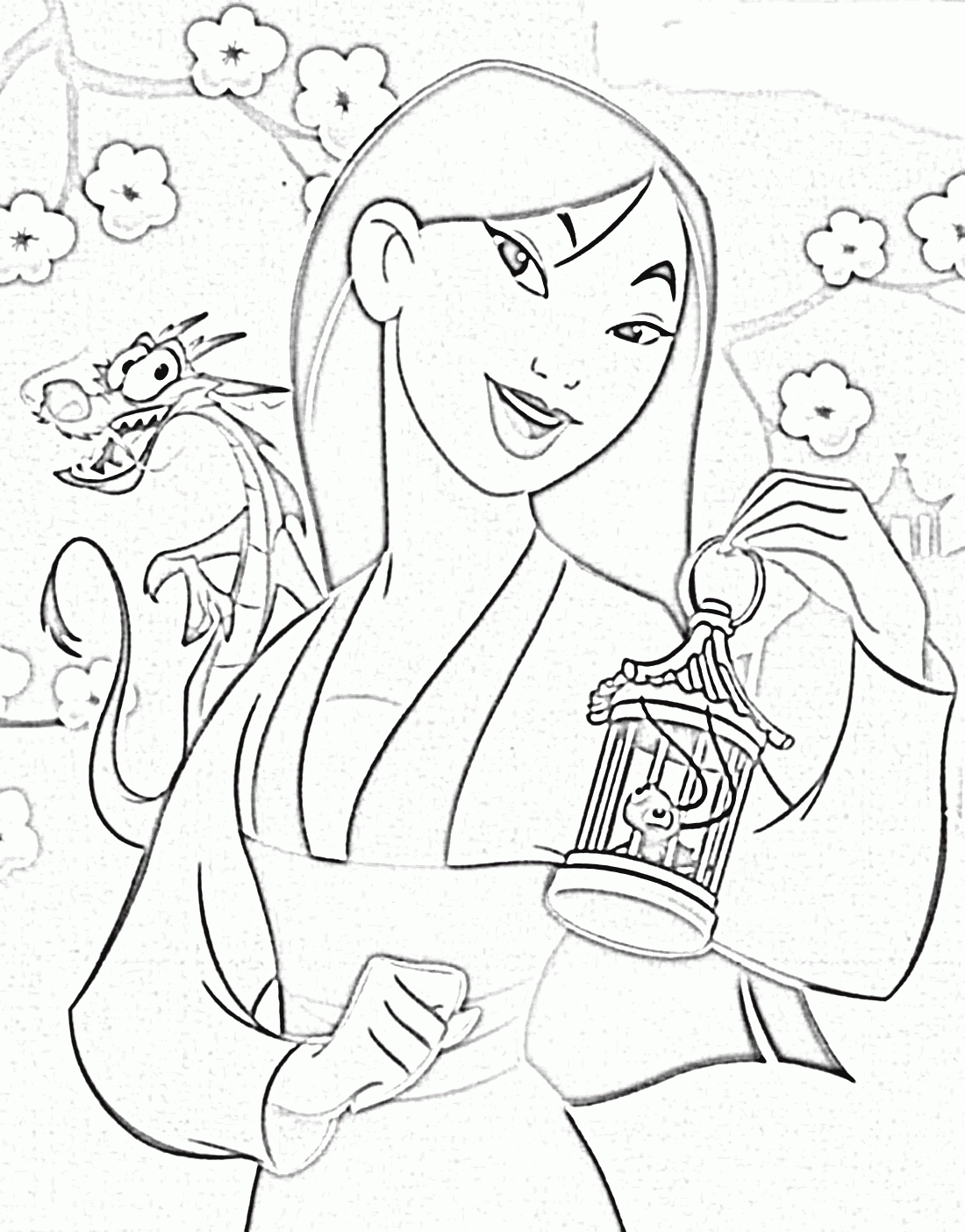 Disney Photos Mulan Coloring Pages Coloring Pages For Kids #9x ...