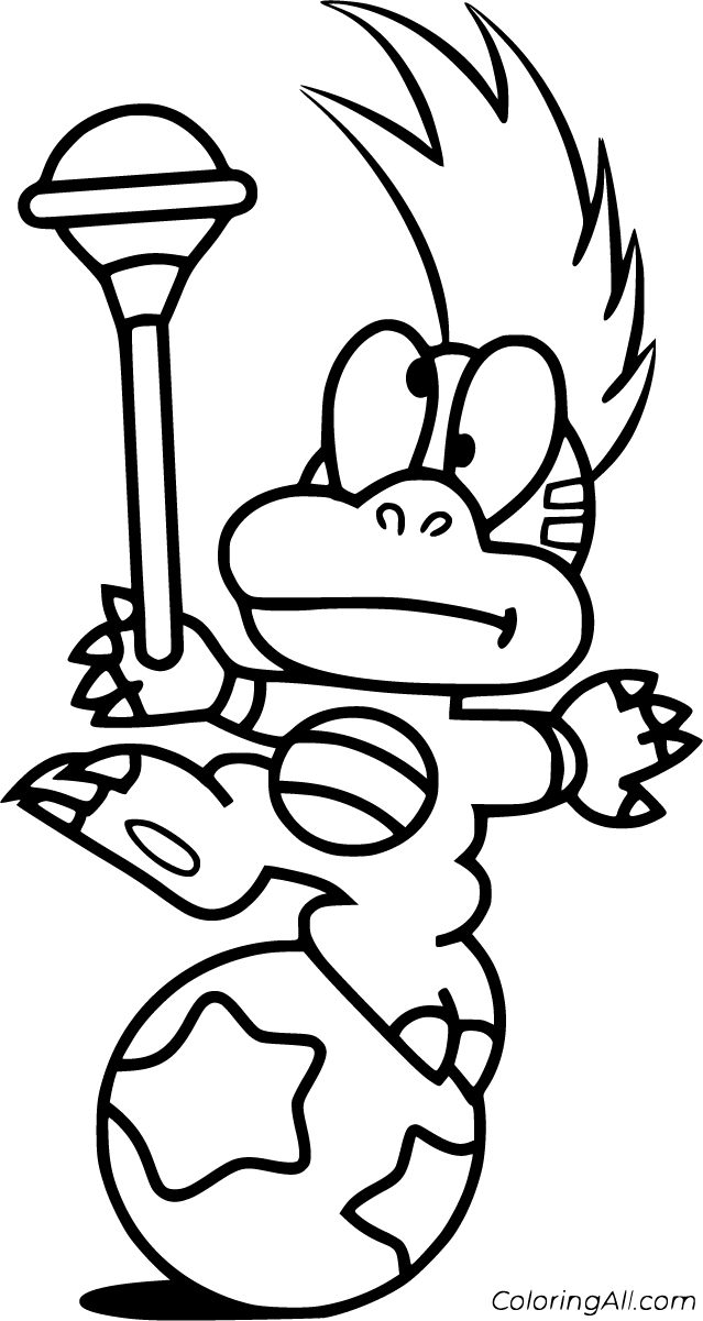 Koopalings Coloring Pages - ColoringAll