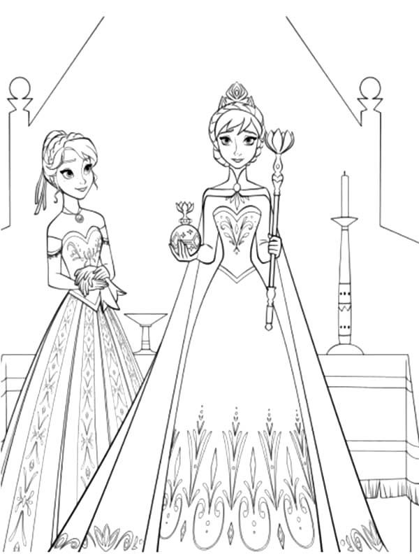Pin on Anna Coloring Pages
