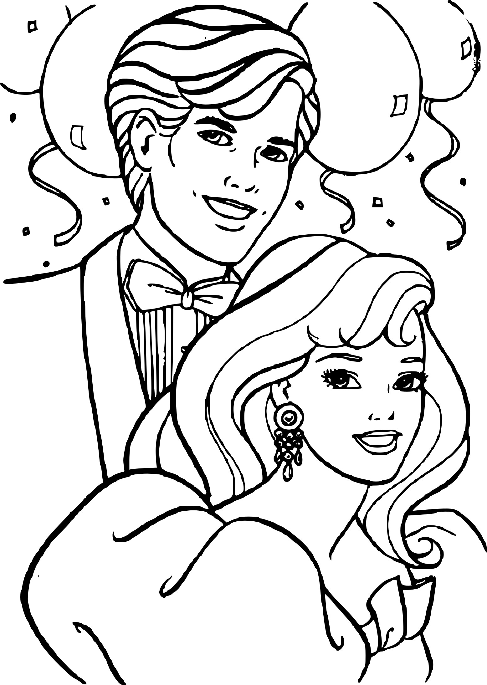 Barbie And Ken coloring page - free printable coloring pages on coloori.com