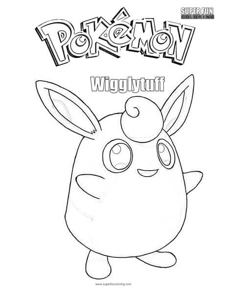 Wigglytuff Pokemon Coloring Page ...
