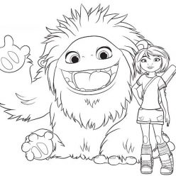 Coloring pages «Abominable» - Coloring ...online-coloring-pages.com