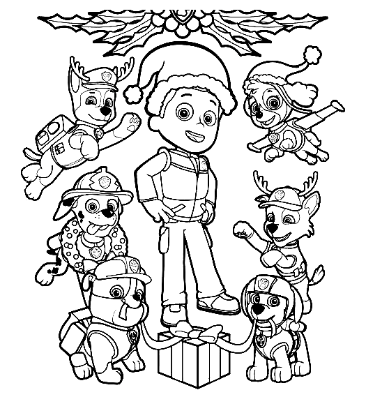 Ryder Paw Patrol Coloring Pages Printable for Free Download