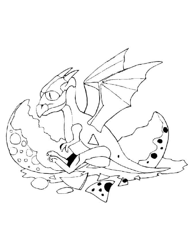 Your Kids Will Love These Free Dragon Coloring Pages