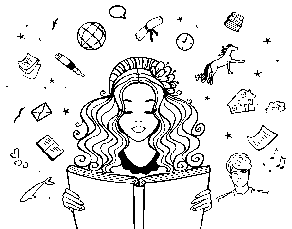 World Book Day coloring page ...