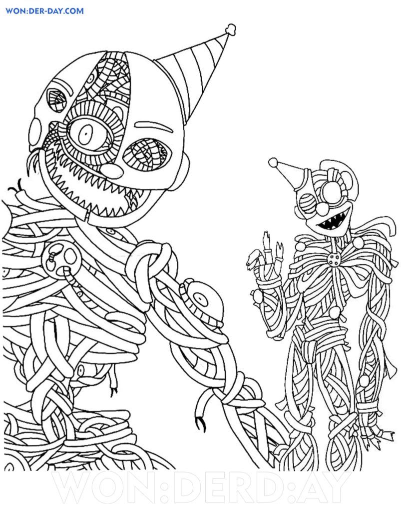 Five Nights at Freddy's coloring pages ...