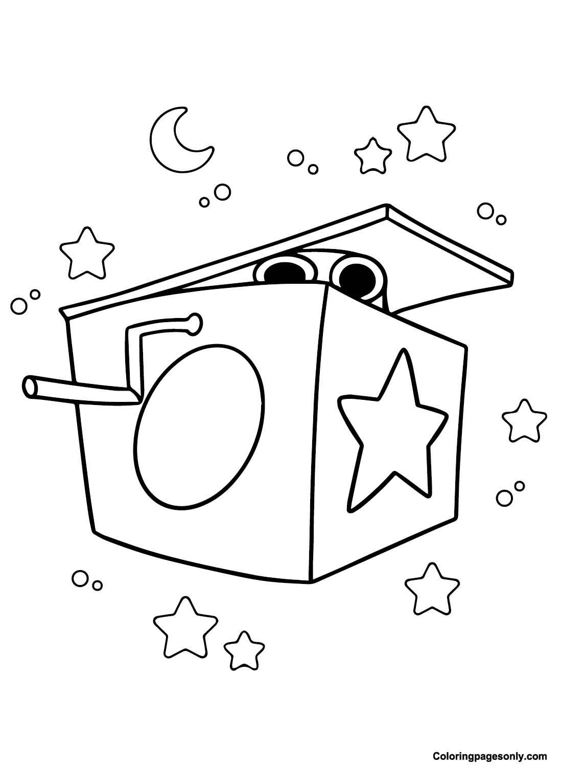 Boxy Boo Coloring Pages Printable for ...