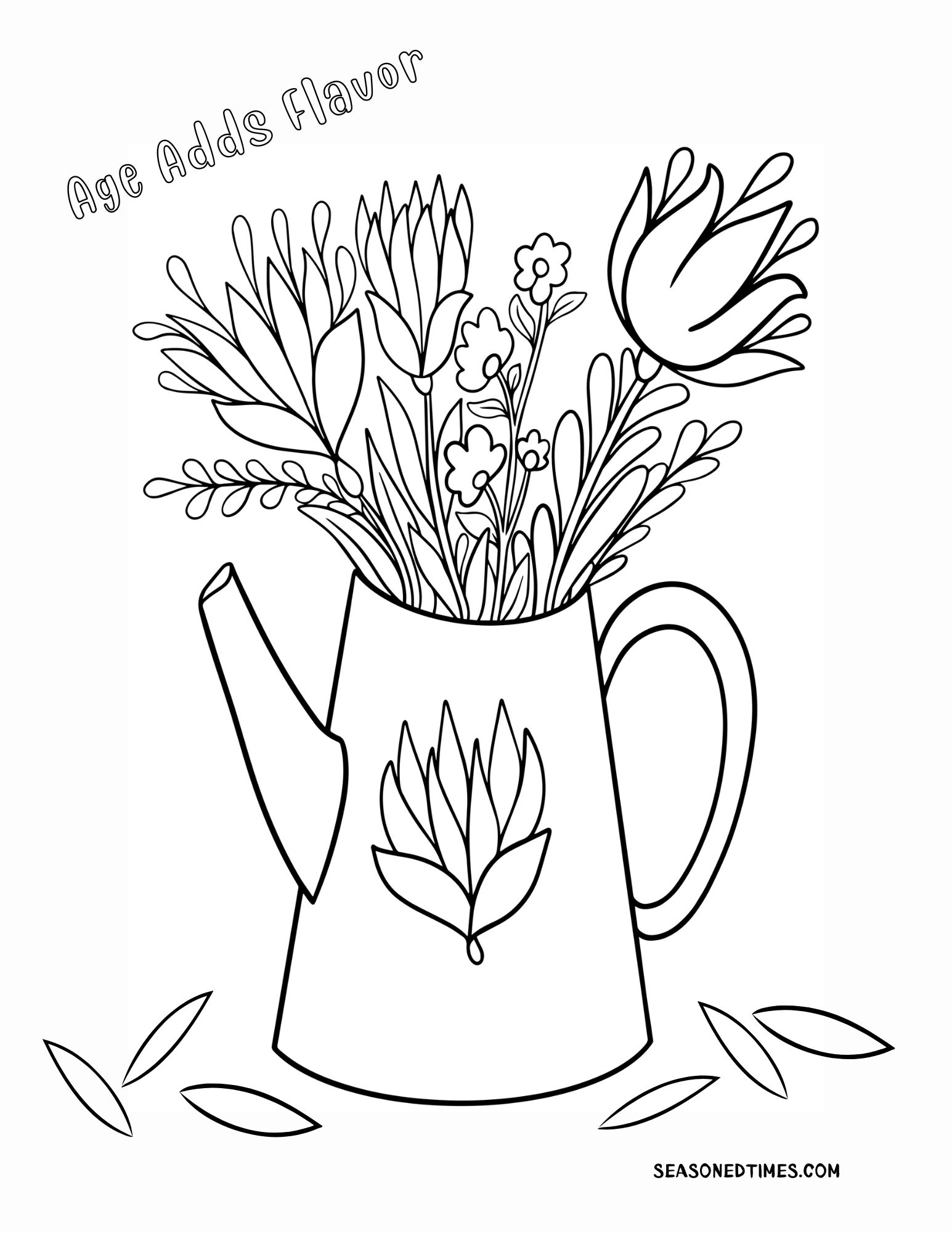 Coloring for Seniors – Seasoned Times