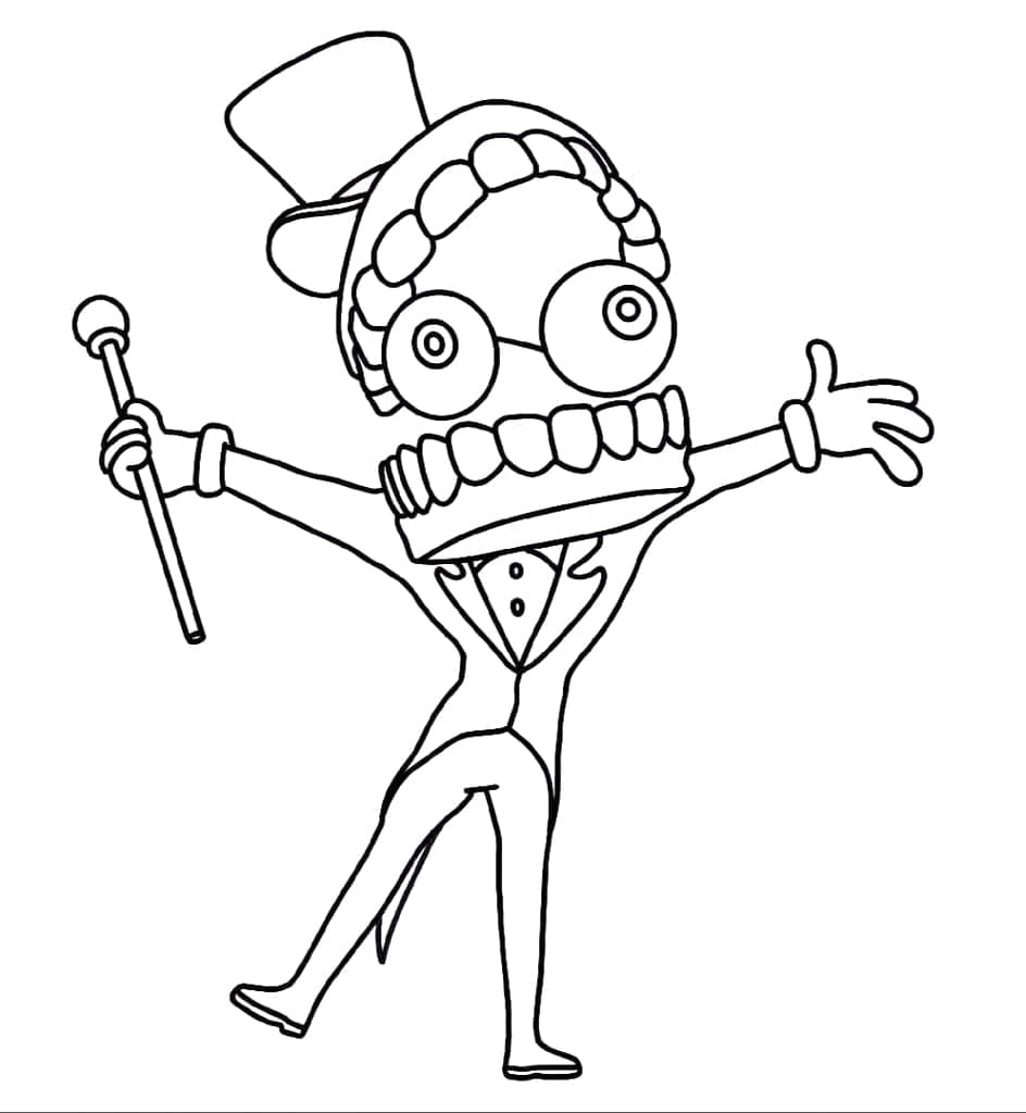 Amazing Digital Circus coloring page ...