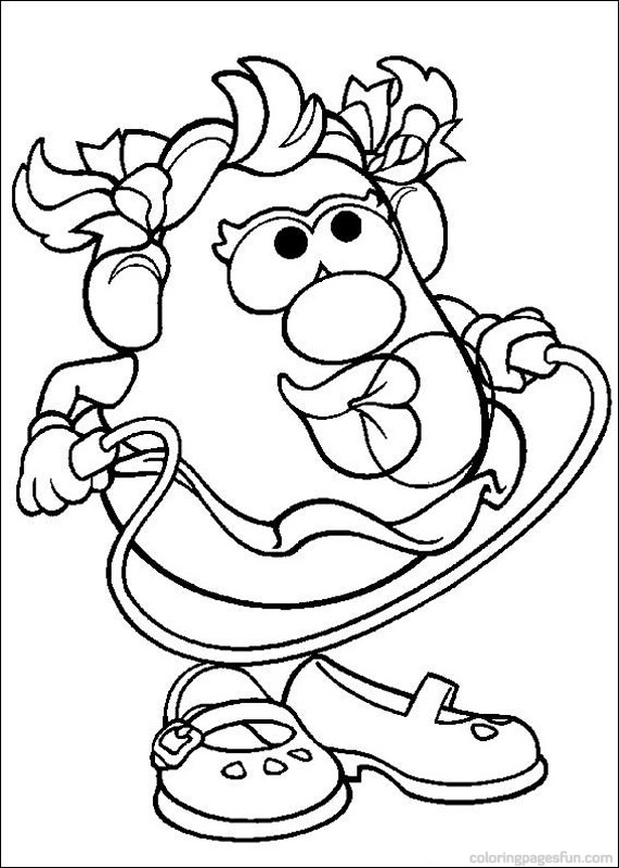 Mrs. Potato Head Coloring Page - Get Coloring Pages