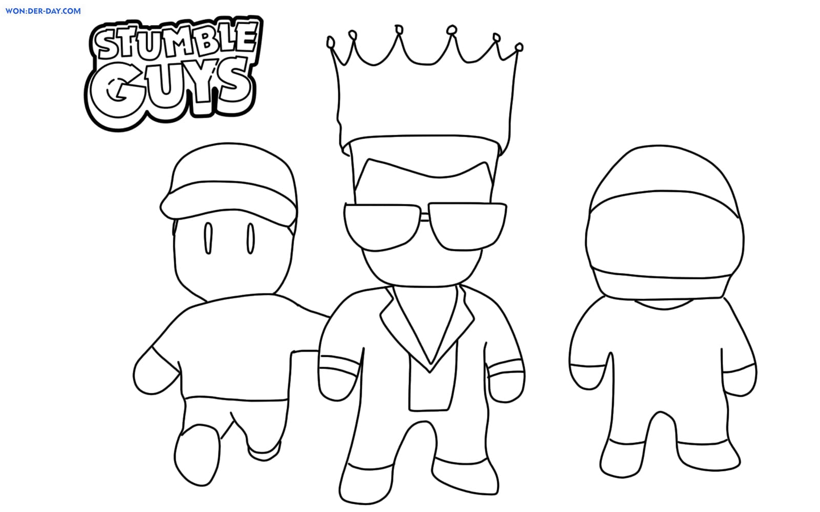 Stumble Guys Coloring Pages | Print and Color