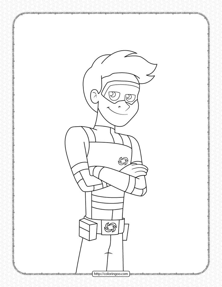 Henry Danger Pdf Coloring Page for Kids | Coloring pages for kids, Coloring  pages, Color