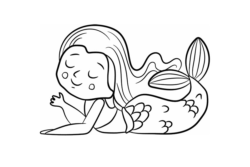 Free Mermaid Coloring Pages | Printable Mermaid Coloring Sheets