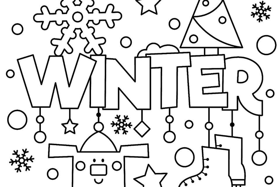 Winter Puzzle & Coloring Pages: Printable Winter-Themed Activity ...