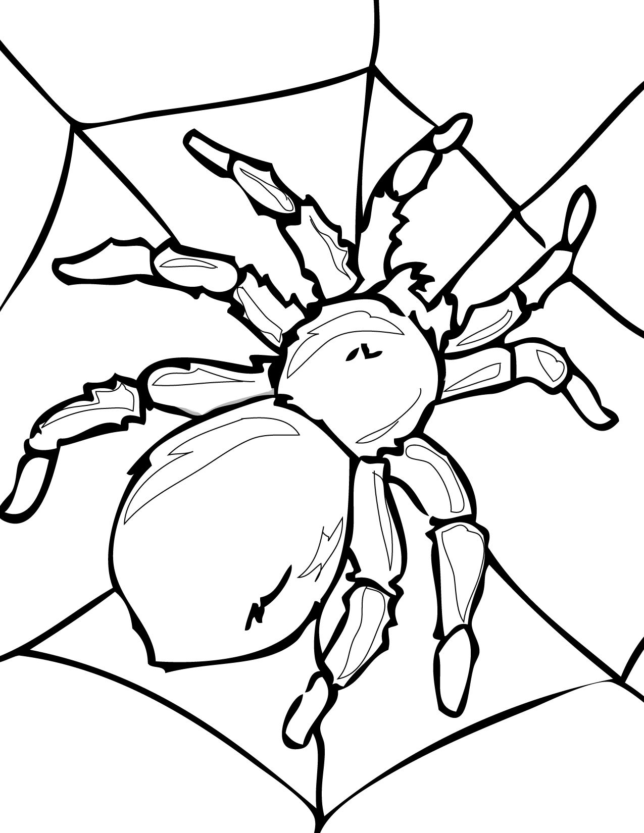 Spider Coloring Page