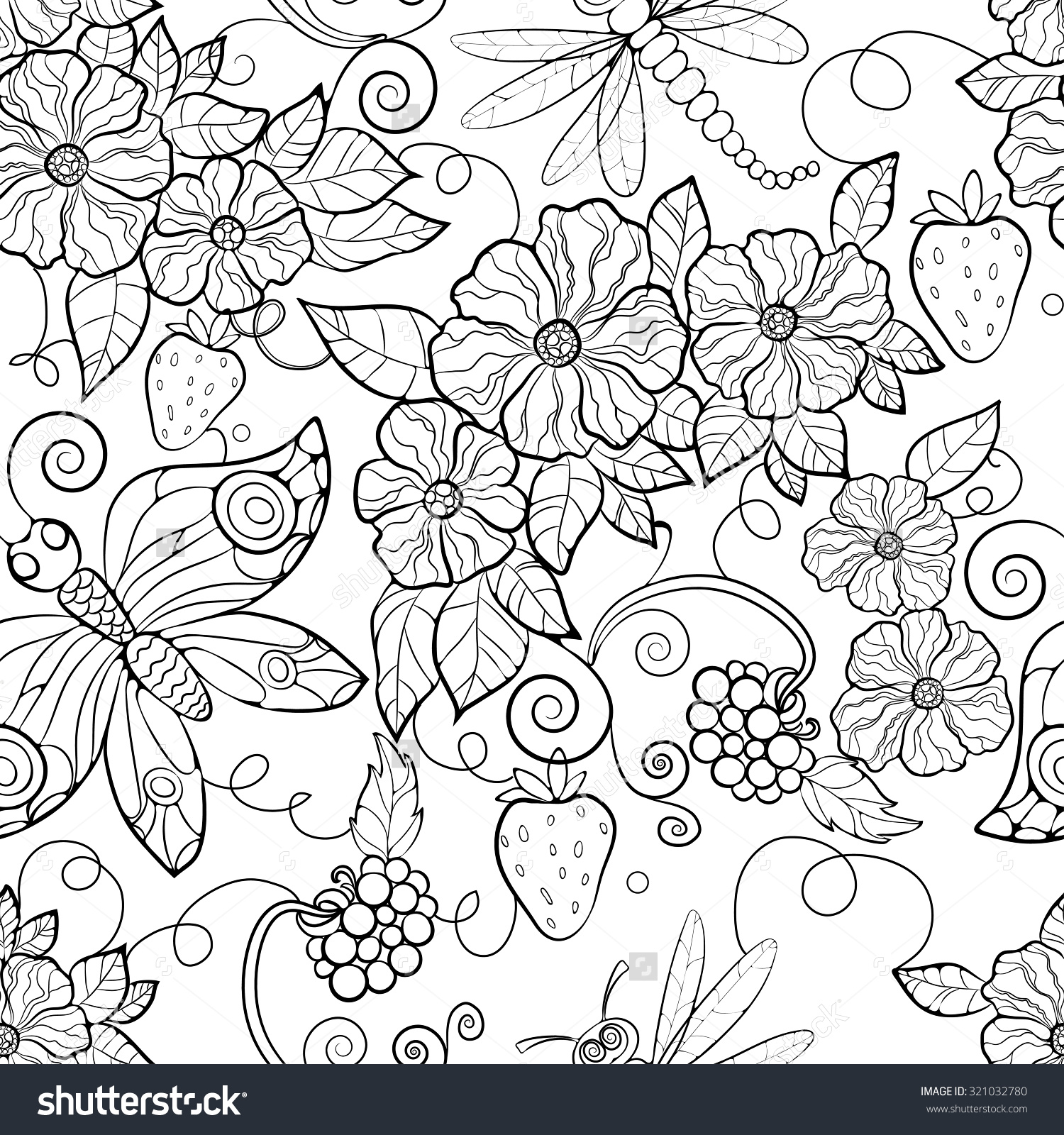 Best Coloring : Pages Of Butterflies Andlowersree Pictures ...