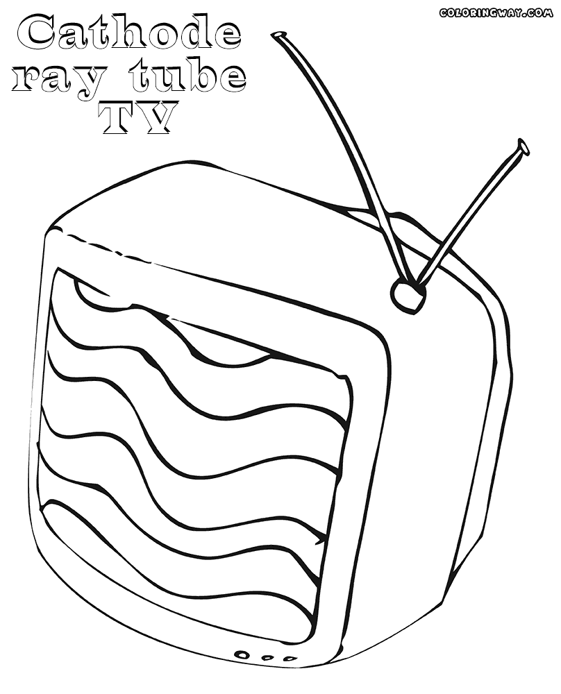 TV coloring pages | Coloring pages to download and print