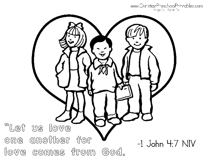 coloring pages christian love christian coloring pages preschool ...