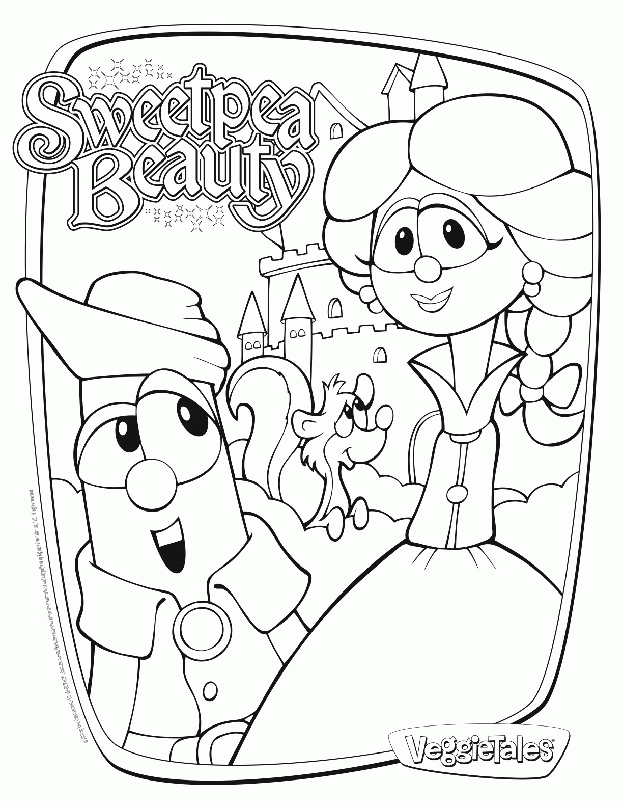 Vegetales Coloring Page