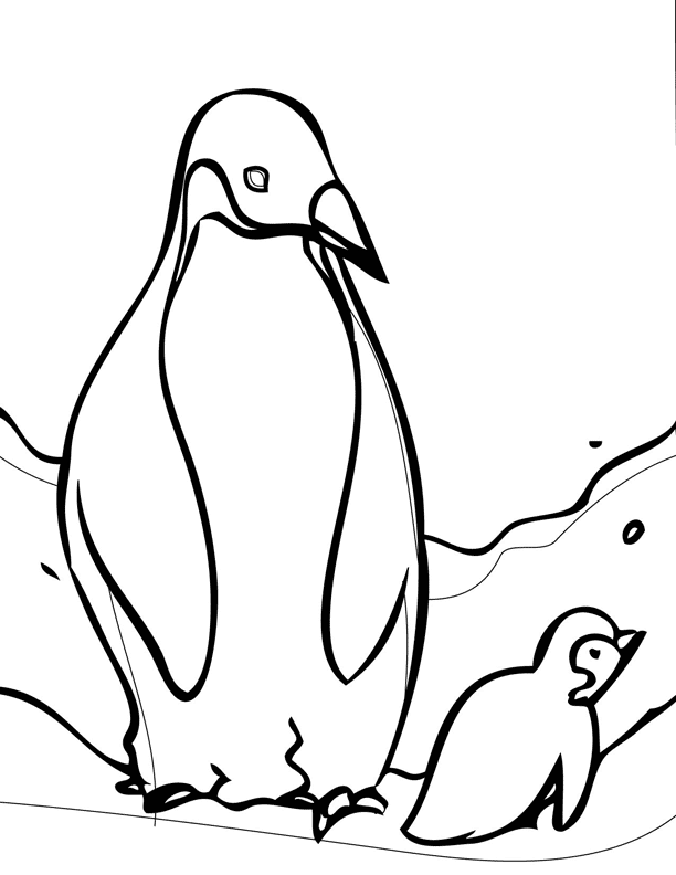 Emperor Penguin coloring page - Animals Town - Free Emperor 