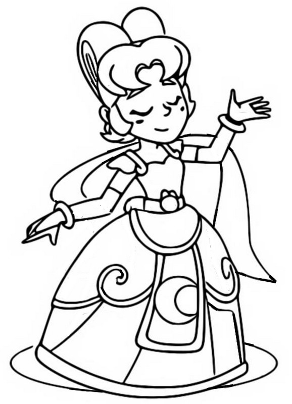 Coloring page Brawl Stars Season 8 - Once upon a brawl : Lunar Piper 9