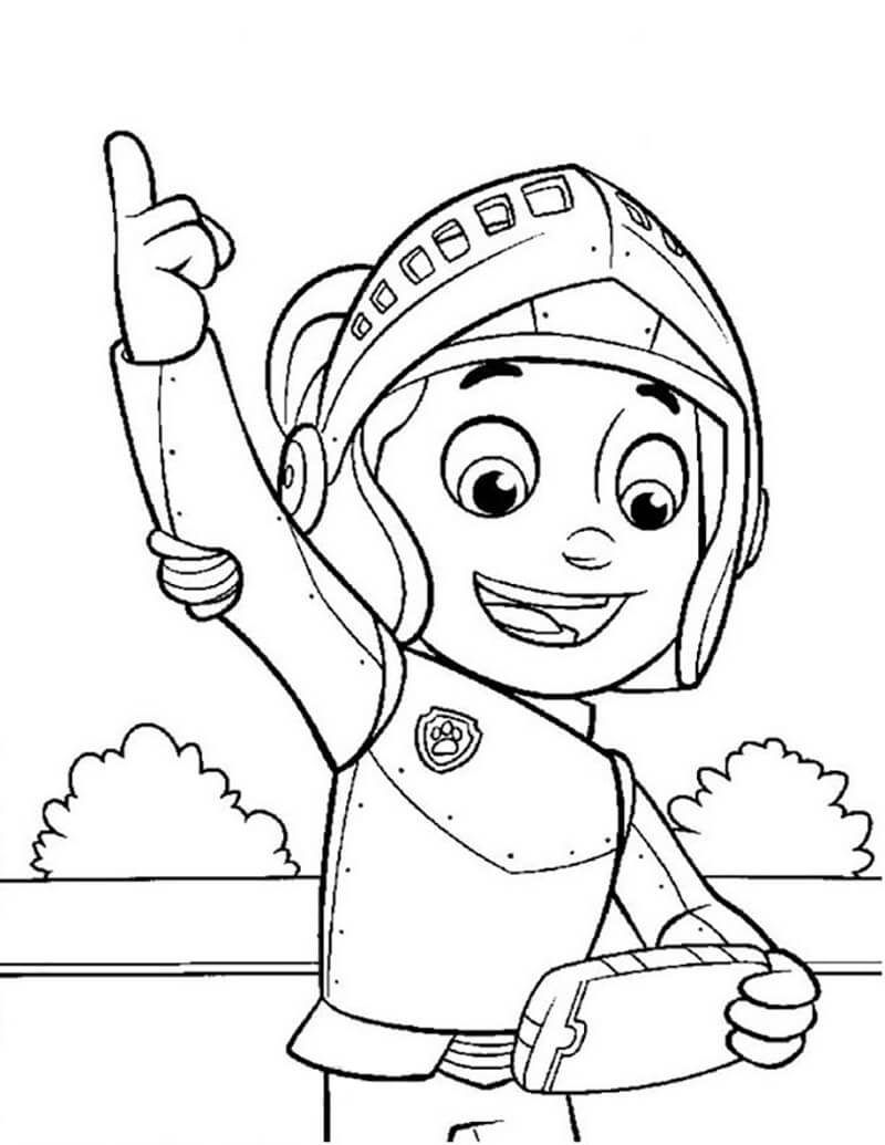 Ryder Paw Patrol Coloring Pages - Coloring Nation