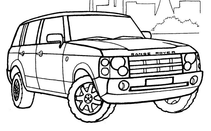 Range Rover Coloring Pages at GetDrawings | Free download