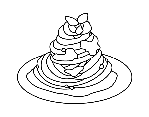 Spaghetti bolognese coloring page - Coloringcrew.com