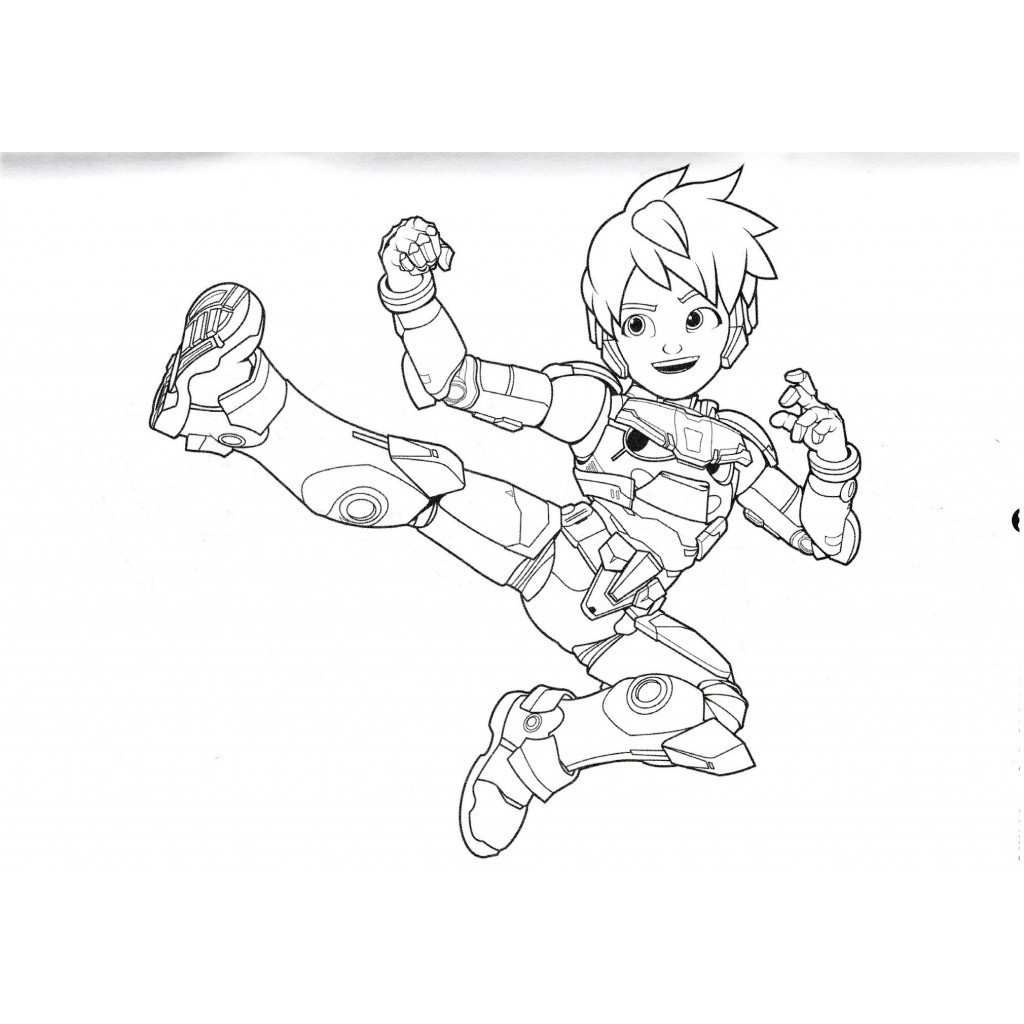 B6 Small Size Buku Mewarna Mechamato Colouring Book Animonsta Studios 