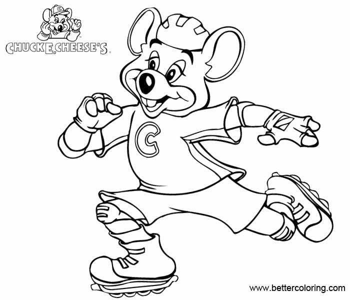 Chuck E Cheese Coloring Page Best Of Chuck E Cheese Coloring Pages Roller  Skating Free in 2021 | Coloring pages, Coloring pages to print, Bee coloring  pages