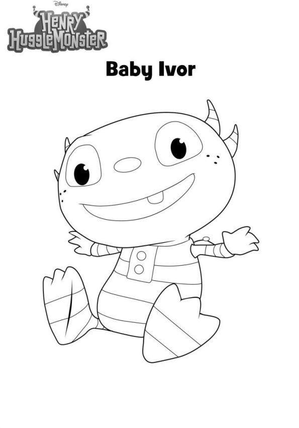 Kids-n-fun.com | 11 coloring pages of Henry Hugglemonster