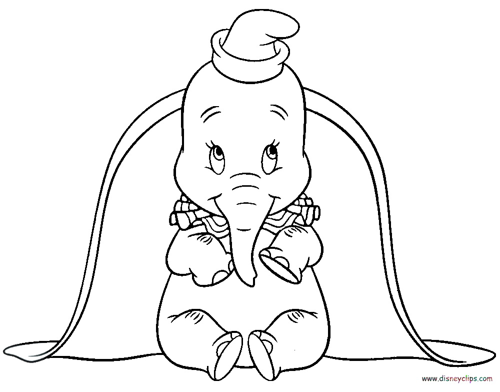 Disney Dumbo Printable Coloring Pages | Disney Coloring Book