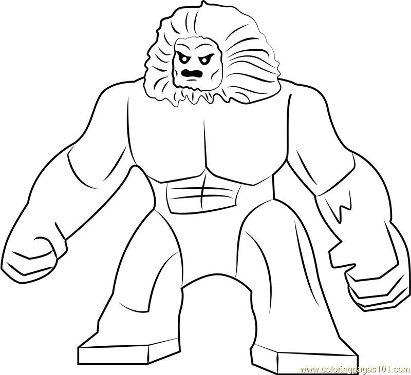 Lego Wendigo Coloring Page - Free Lego Coloring Pages : ColoringPages101.com