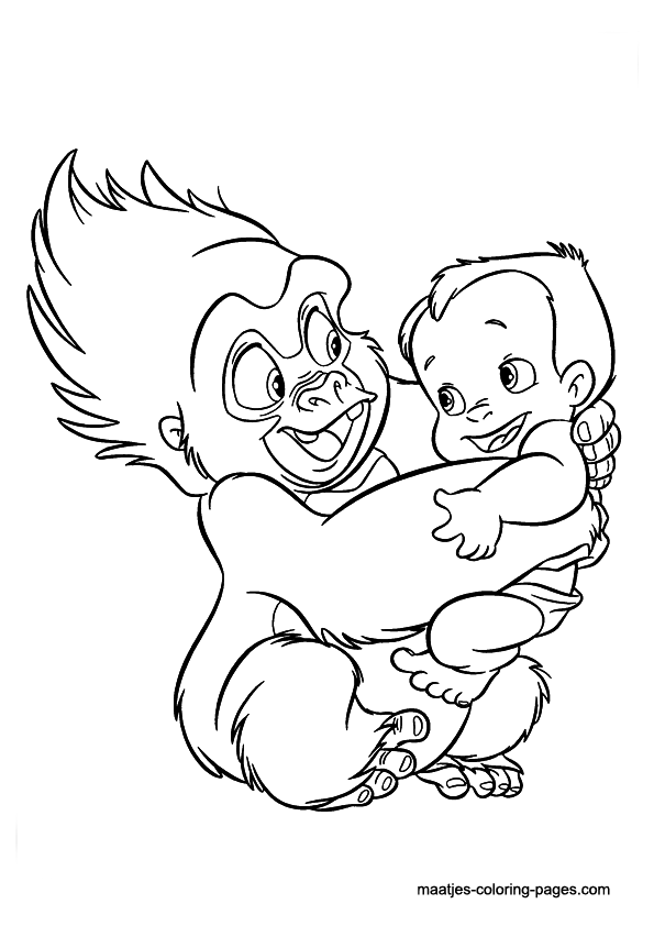 Wild adventures of a jungle boy Tarzan 20 Tarzan coloring pages ...