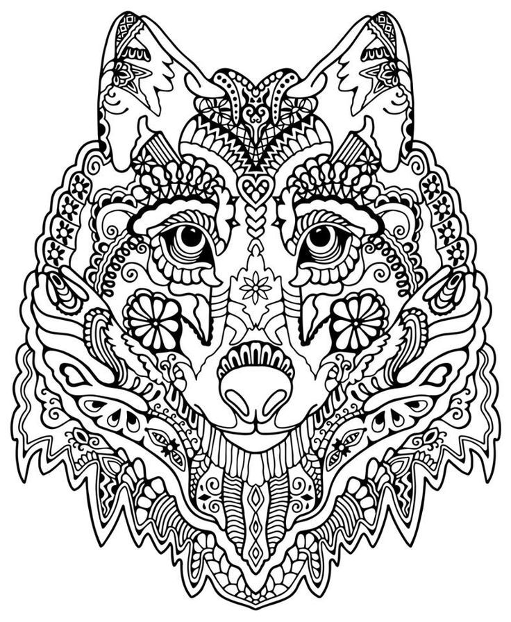 wolf color in | free printable wolf coloring pages for kids ...