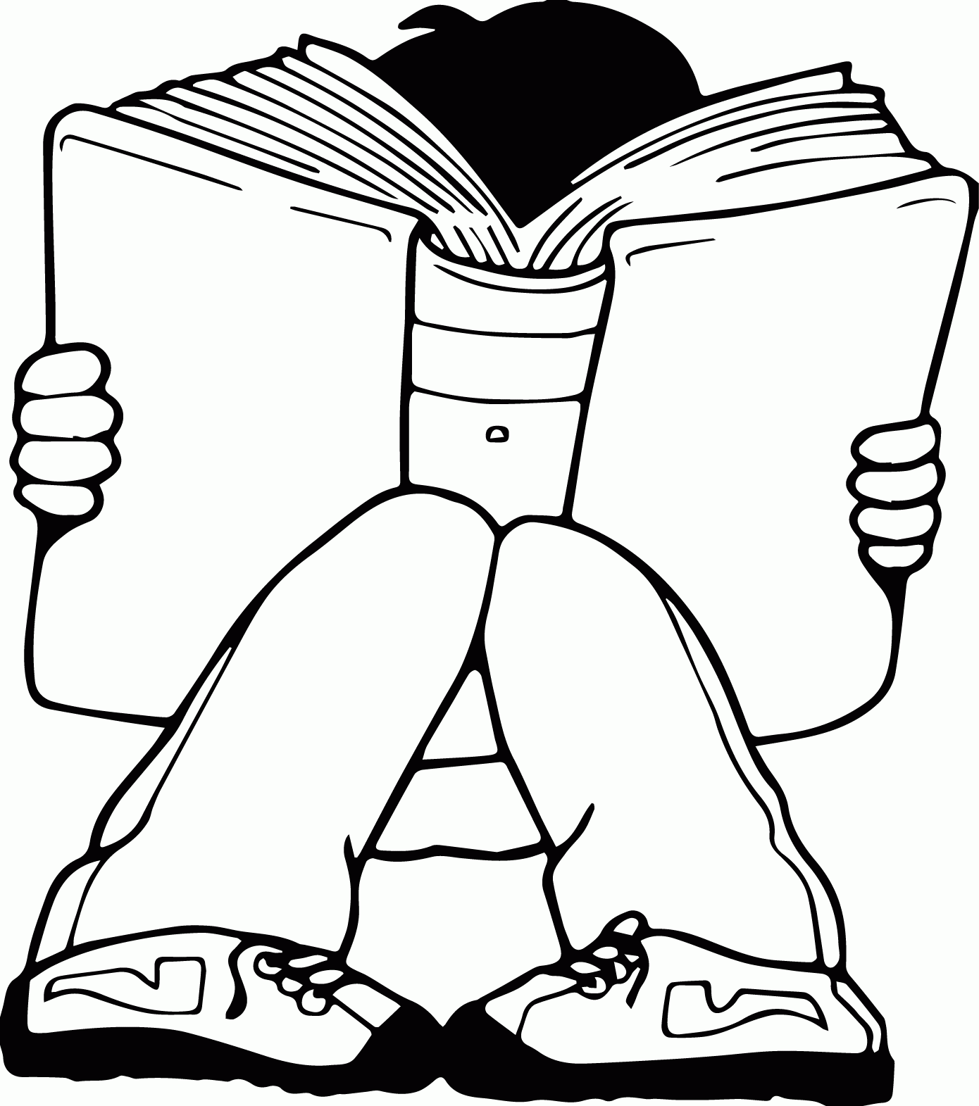 Coloring Pages Of A Book - Coloring
