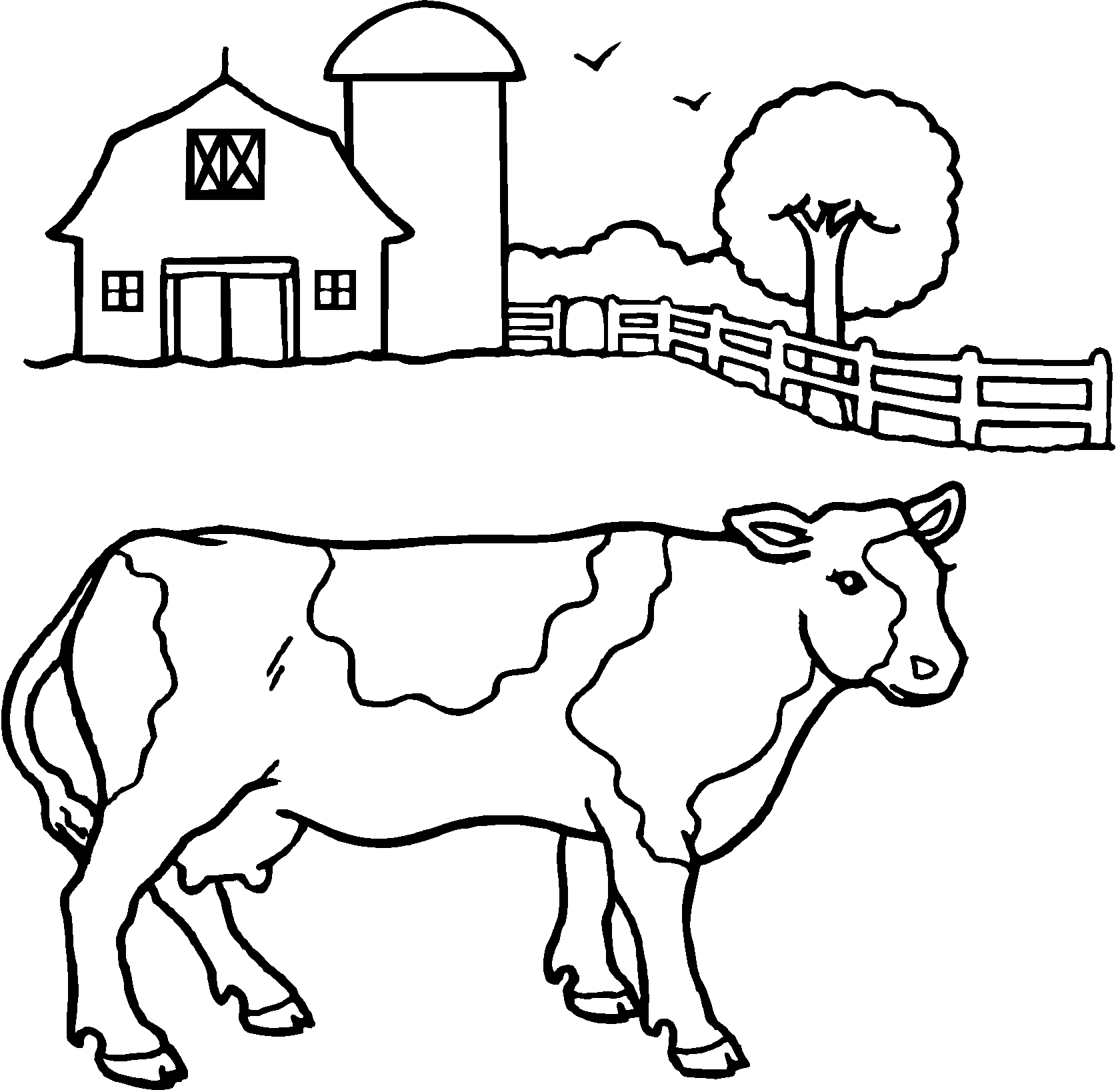 Cow Line Art - Cliparts.co