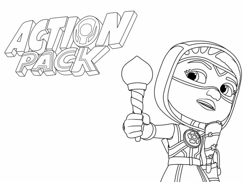 Kids-n-fun.com | Coloring page Action Pack Watt Action Pack