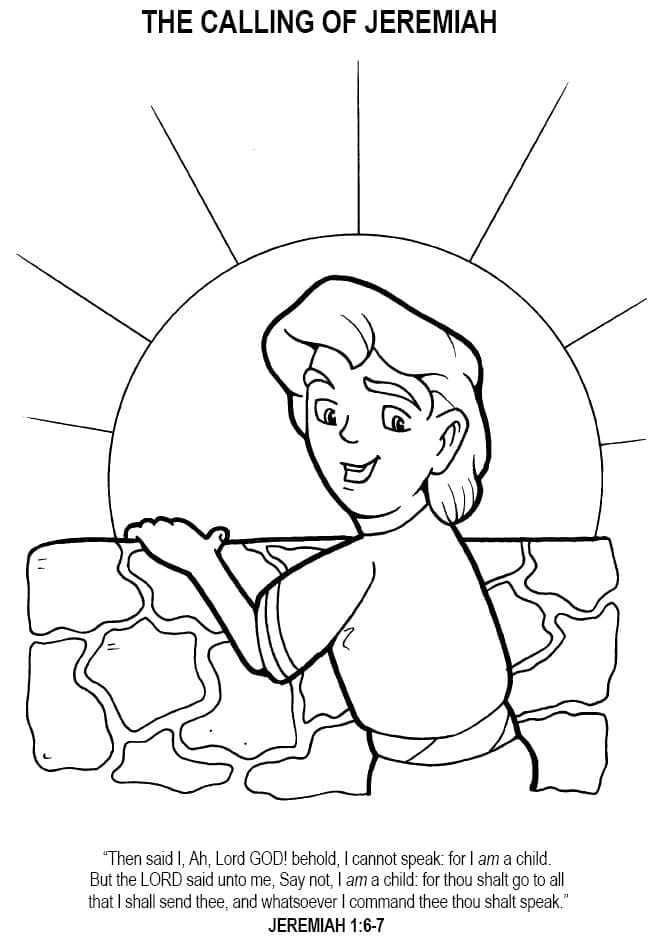 Jeremiah Coloring Pages - Free Printable Coloring Pages for Kids