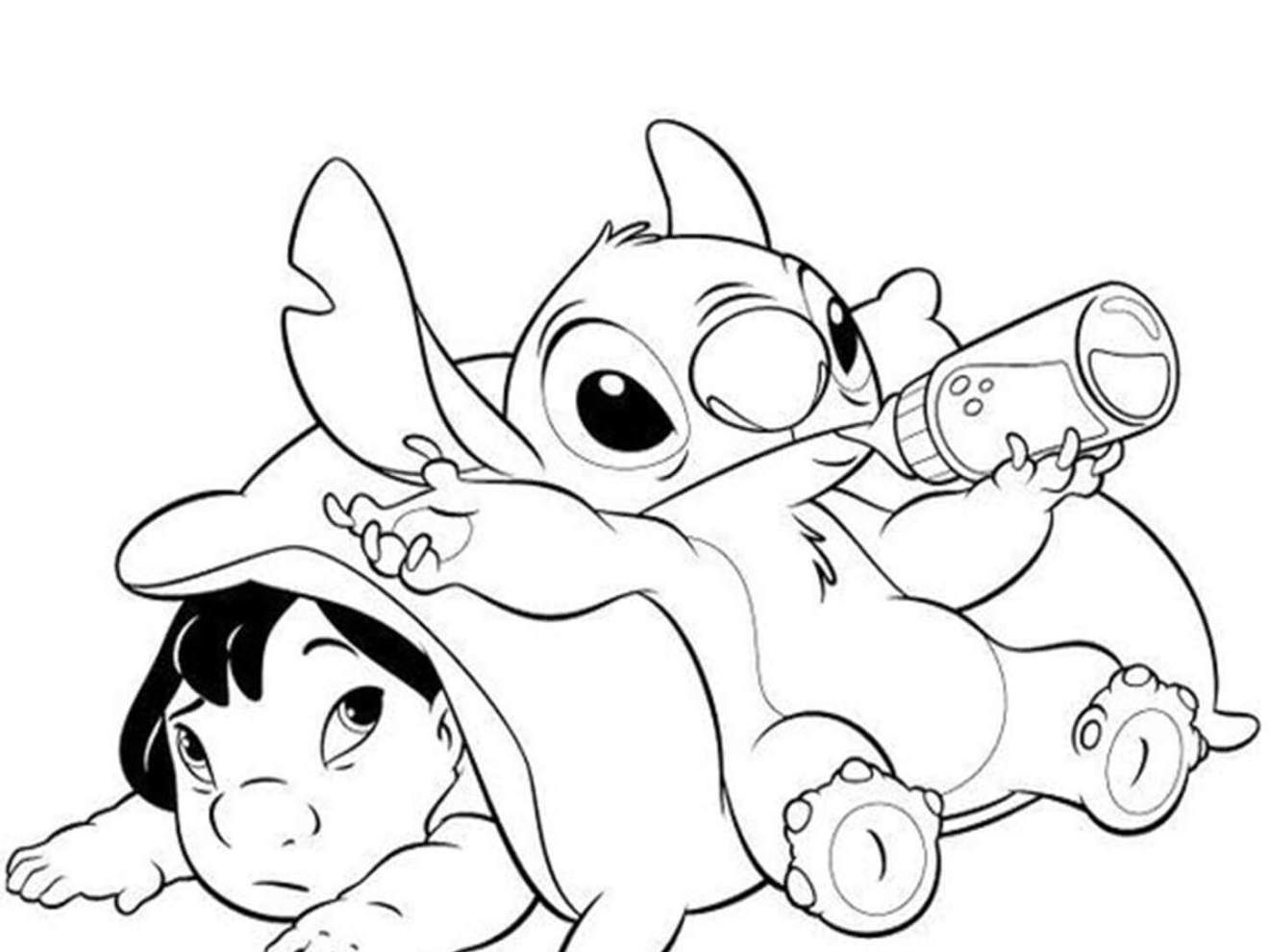 Pin on Stitch coloring pages