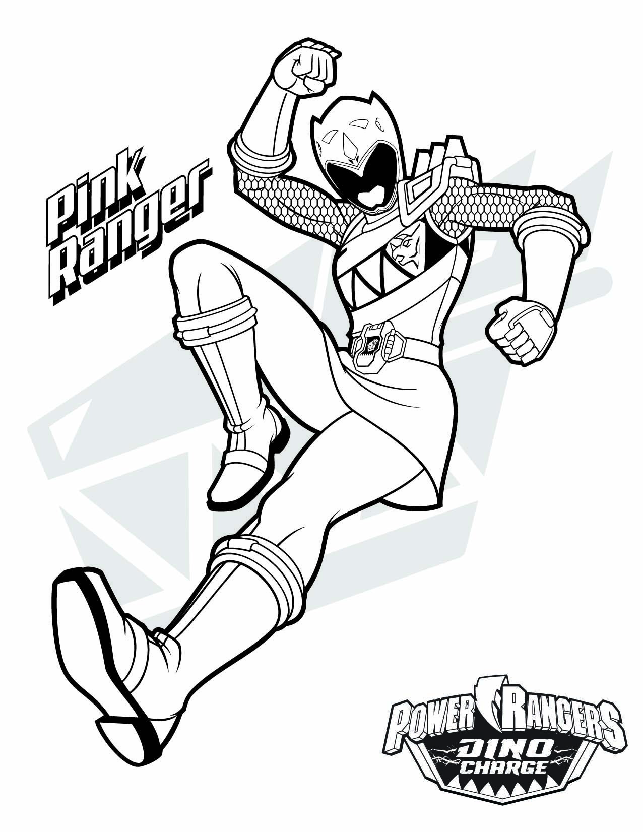 Power Rangers Coloring Pages - Free Printable Coloring Pages for Kids