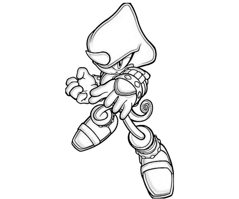 Espio The Chameleon Coloring Pages | Coloring Page