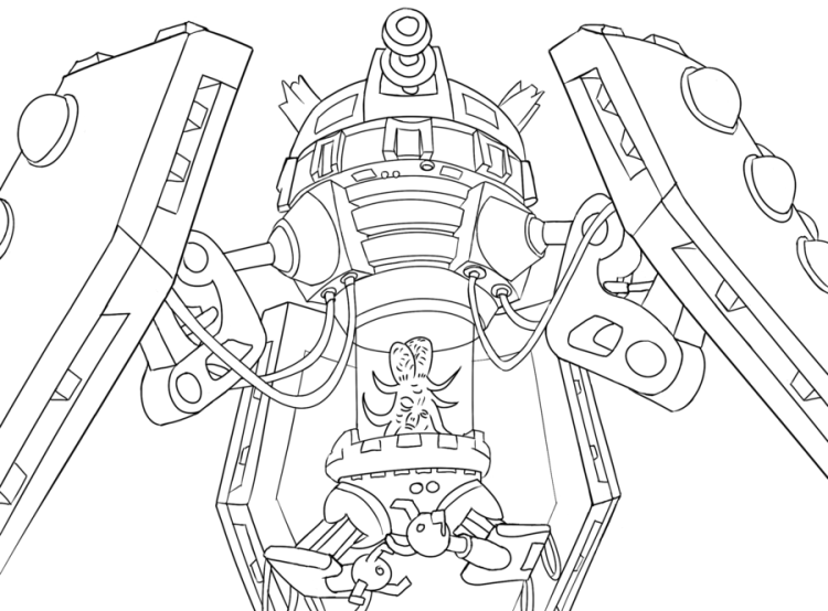 7 Free Doctor Who Fan Art Coloring Books (Plus Bonus Coloring Pages) -  Kitchen Overlord - Your Home for Geeky Cookbooks and Recipes!
