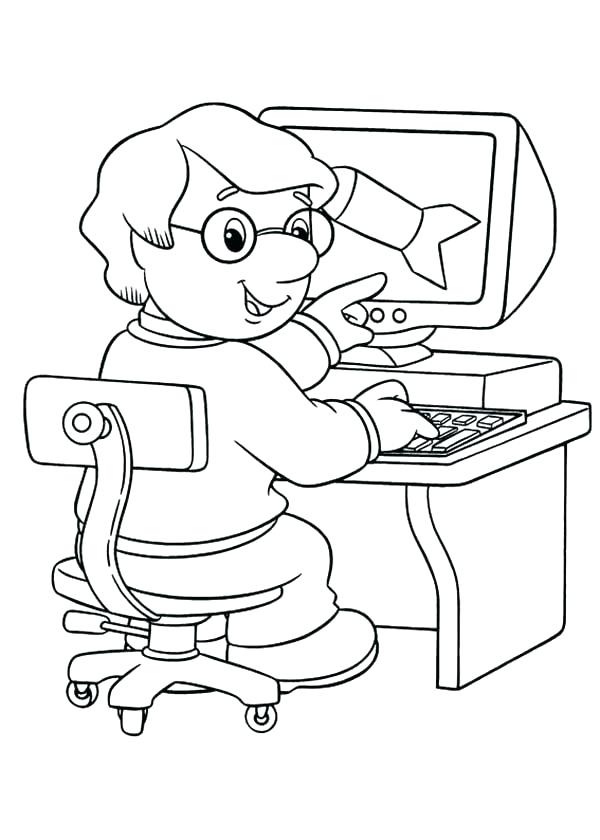 Computer Coloring Pages - Best Coloring Pages For Kids