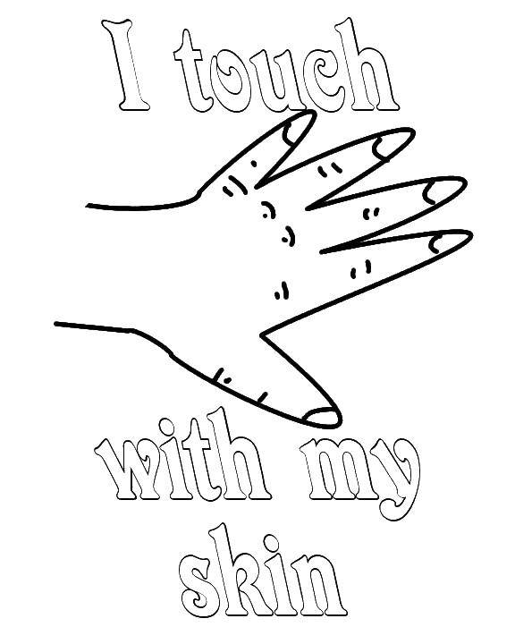 Online coloring pages Coloring page Hand with manicure hand, Coloring Books  for children.