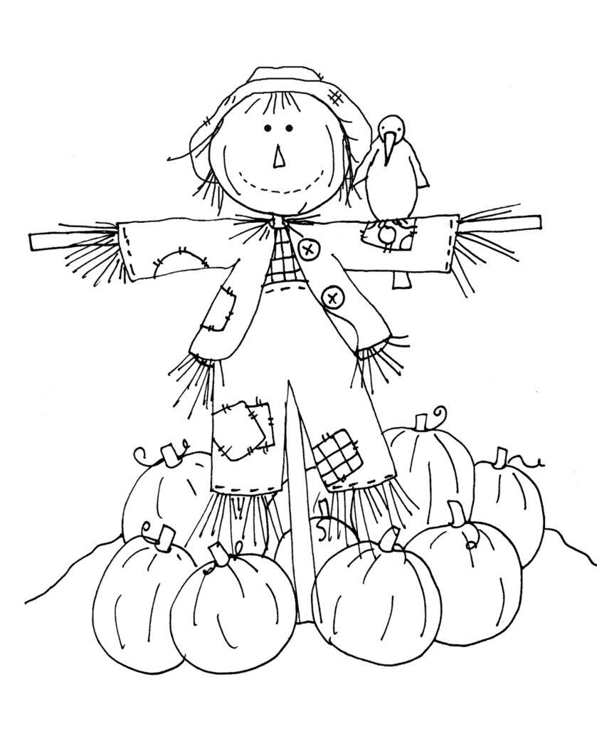 Coloring Pages: Scarecrow Coloring Pages Scarecrow Coloring Page ...