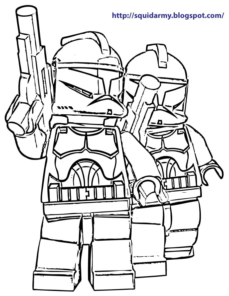 Lego Star Wars Coloring Pictures - Coloring