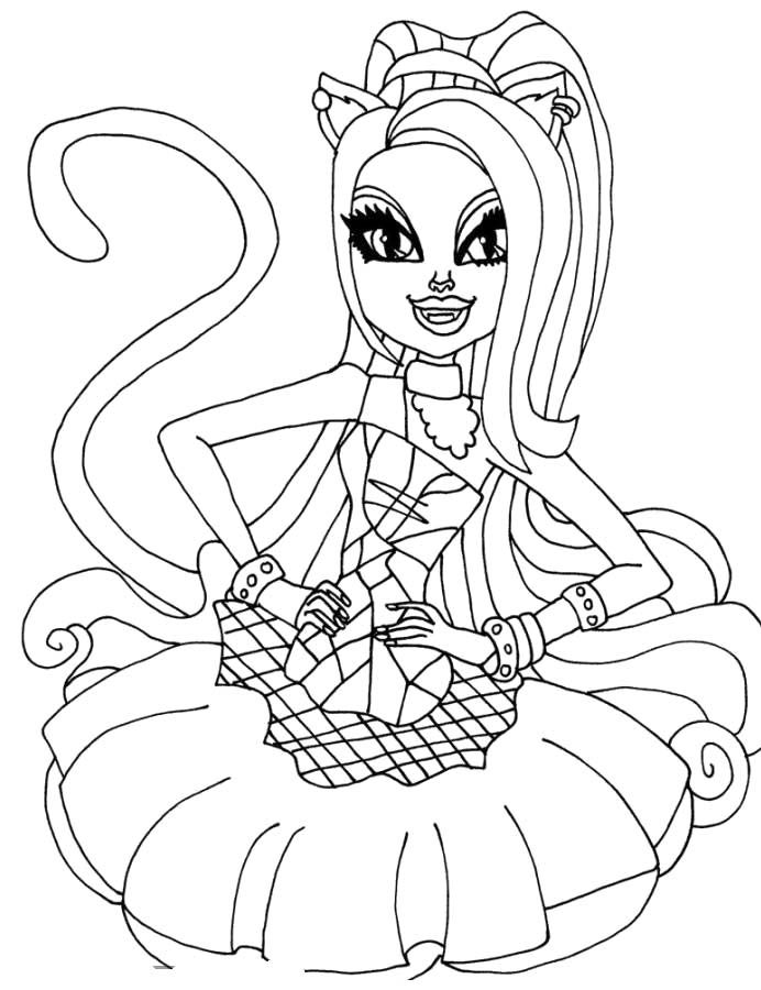 Free Download Monster High Coloring Page - Toyolaenergy.com